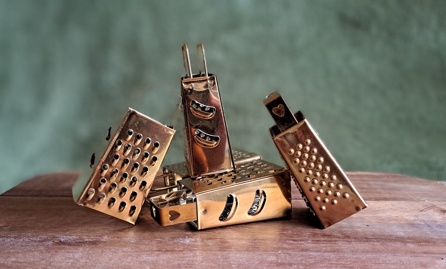 Amber-Geurblok Rasp Goud