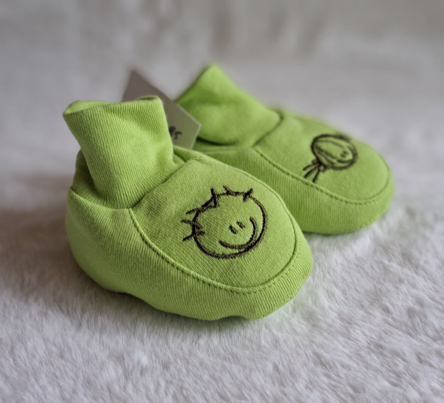 Rube & Rutje Baby Slofjes Groen