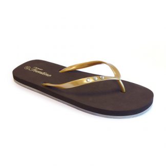 Teenslipper Porto Camel