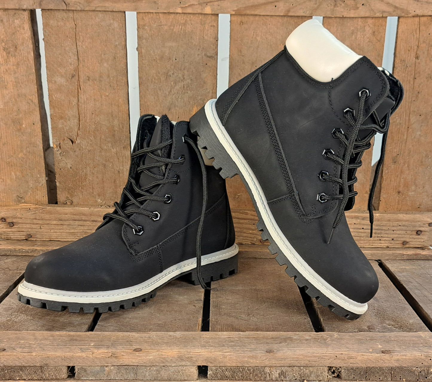 Dames Winterschoen Yfke Back & White