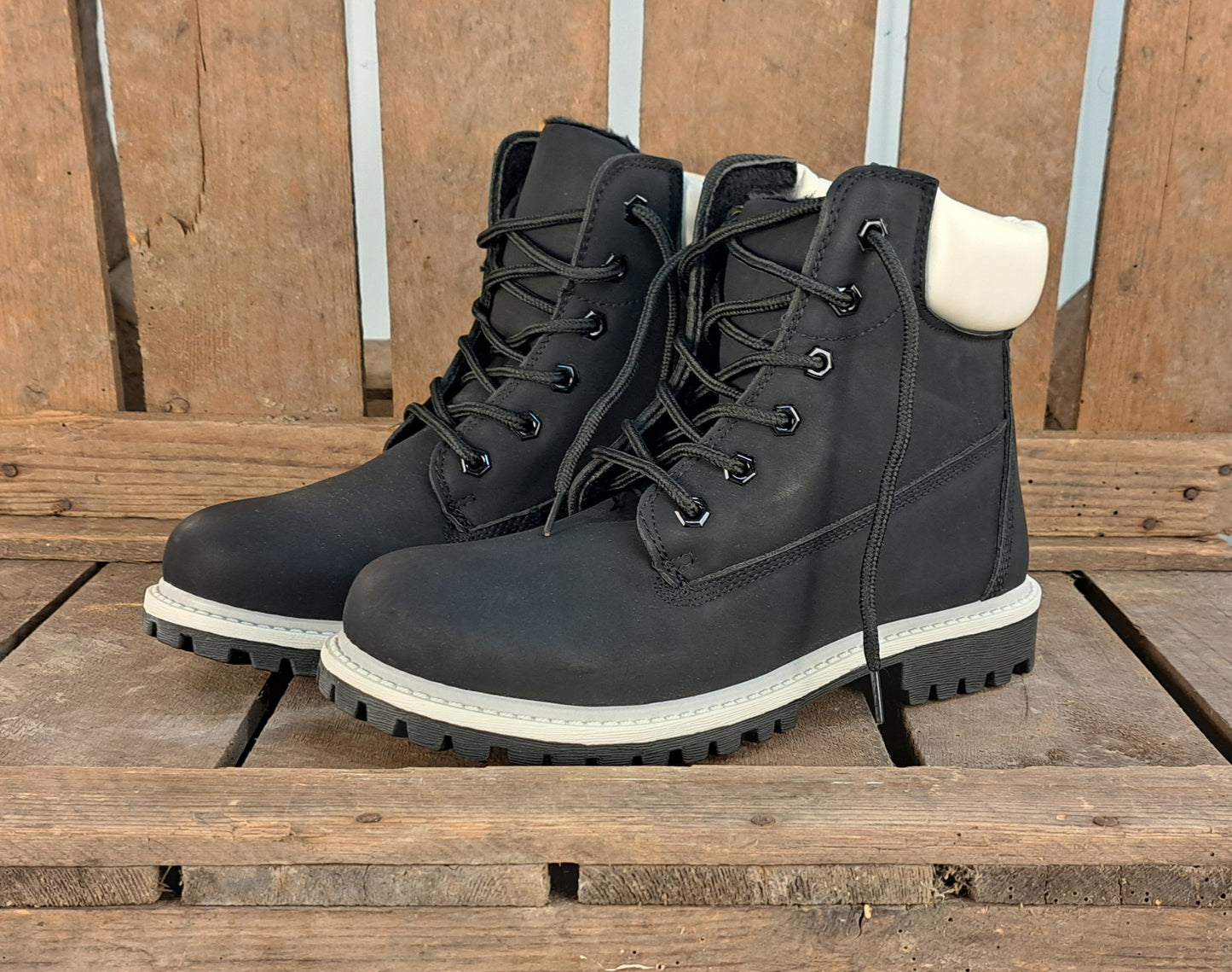 Dames Winterschoen Yfke Back & White