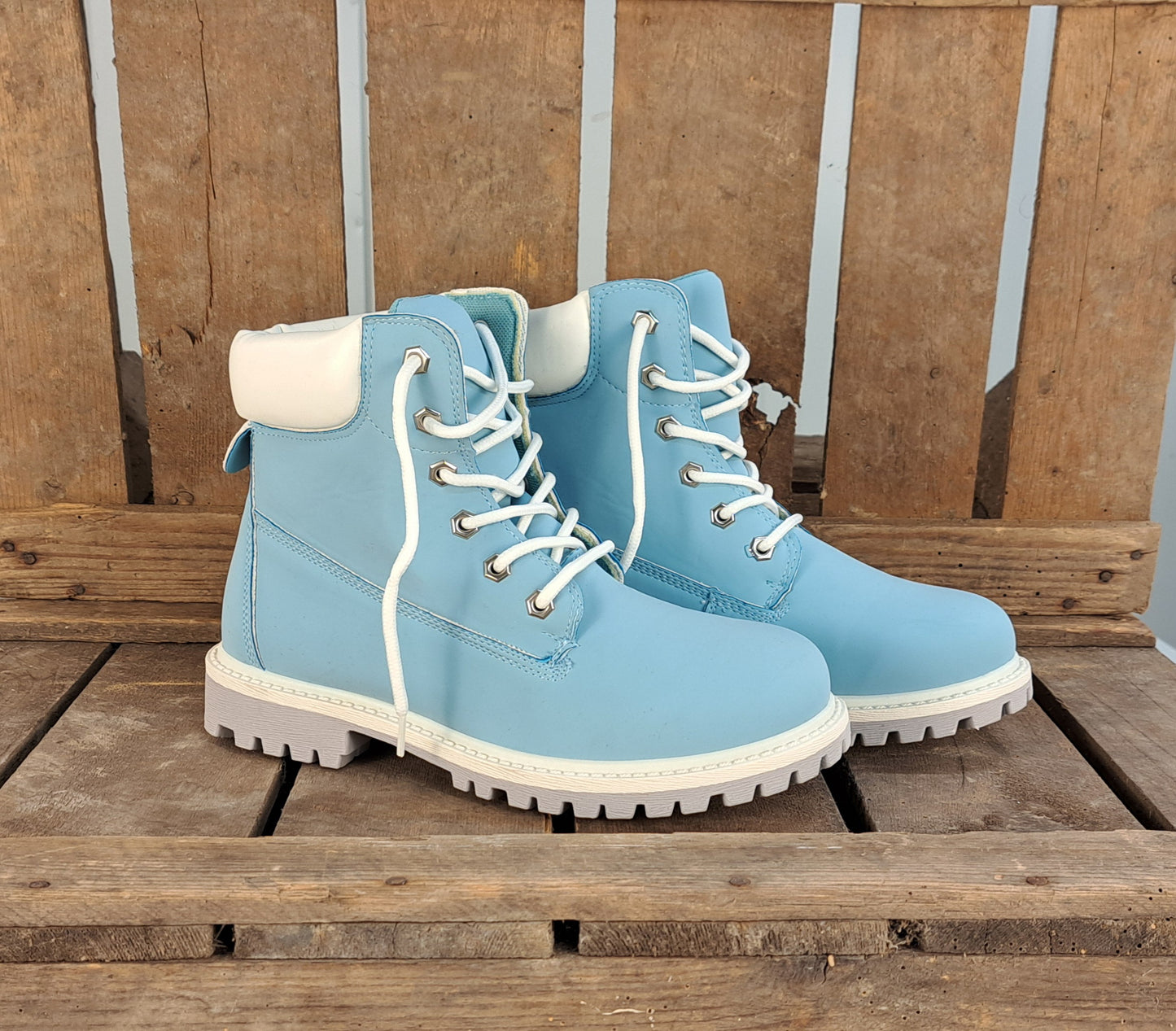 Dames Winterschoen Yfke Blue & White