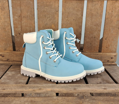 Dames Winterschoen Yfke Blue & White