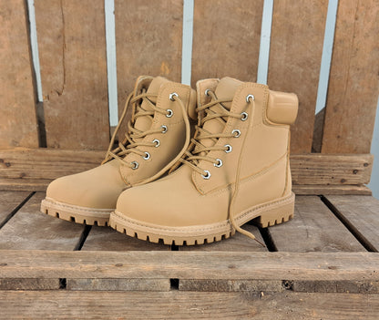 Dames Winterschoen Yfke Beige & White