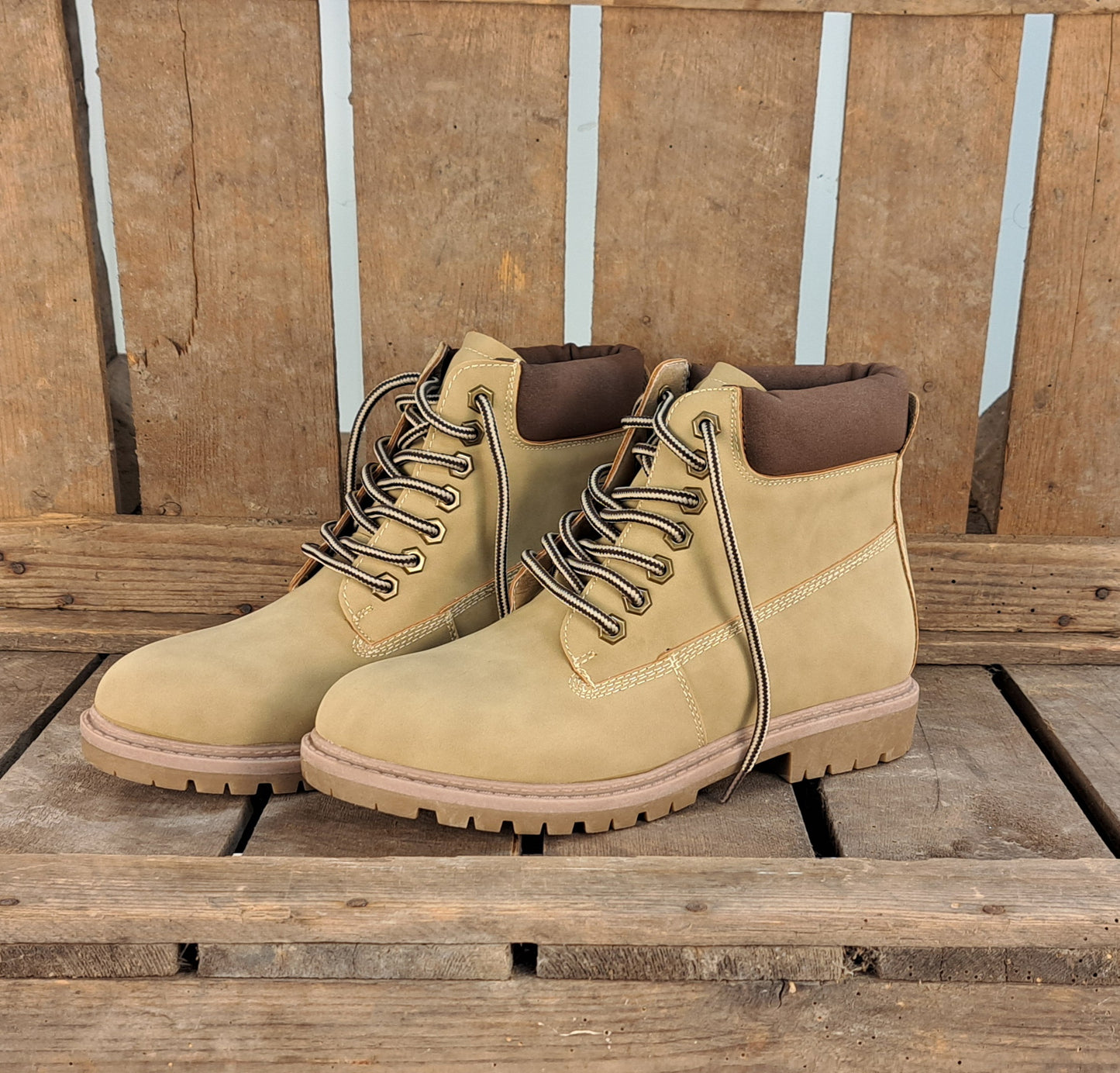 Dames Winterschoen Yvette Beige & Brown