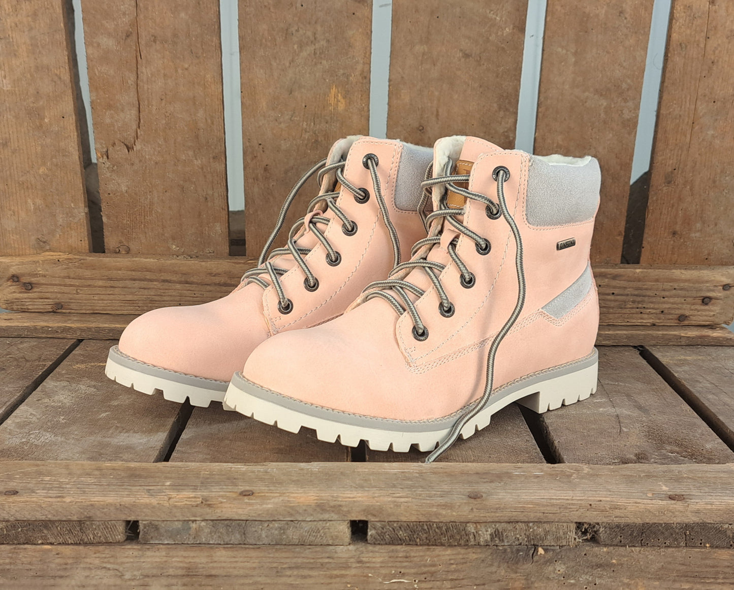 Dames Winterschoen Sophie Pink & Grey