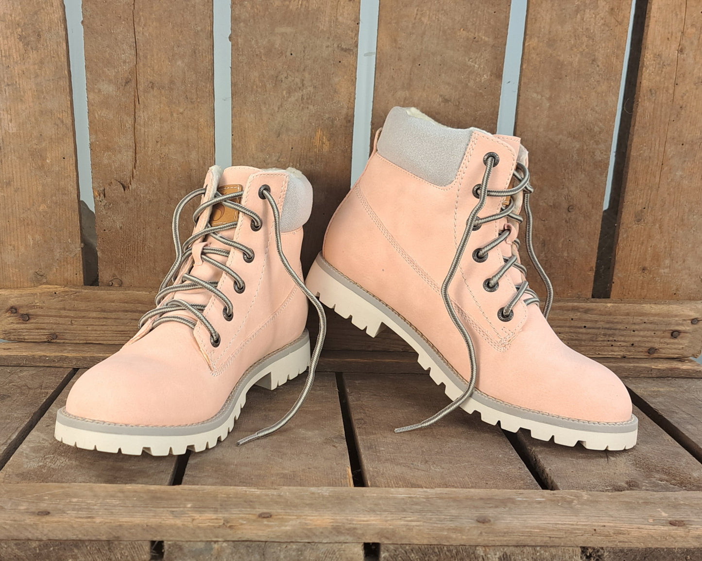 Dames Winterschoen Sophie Pink & Grey