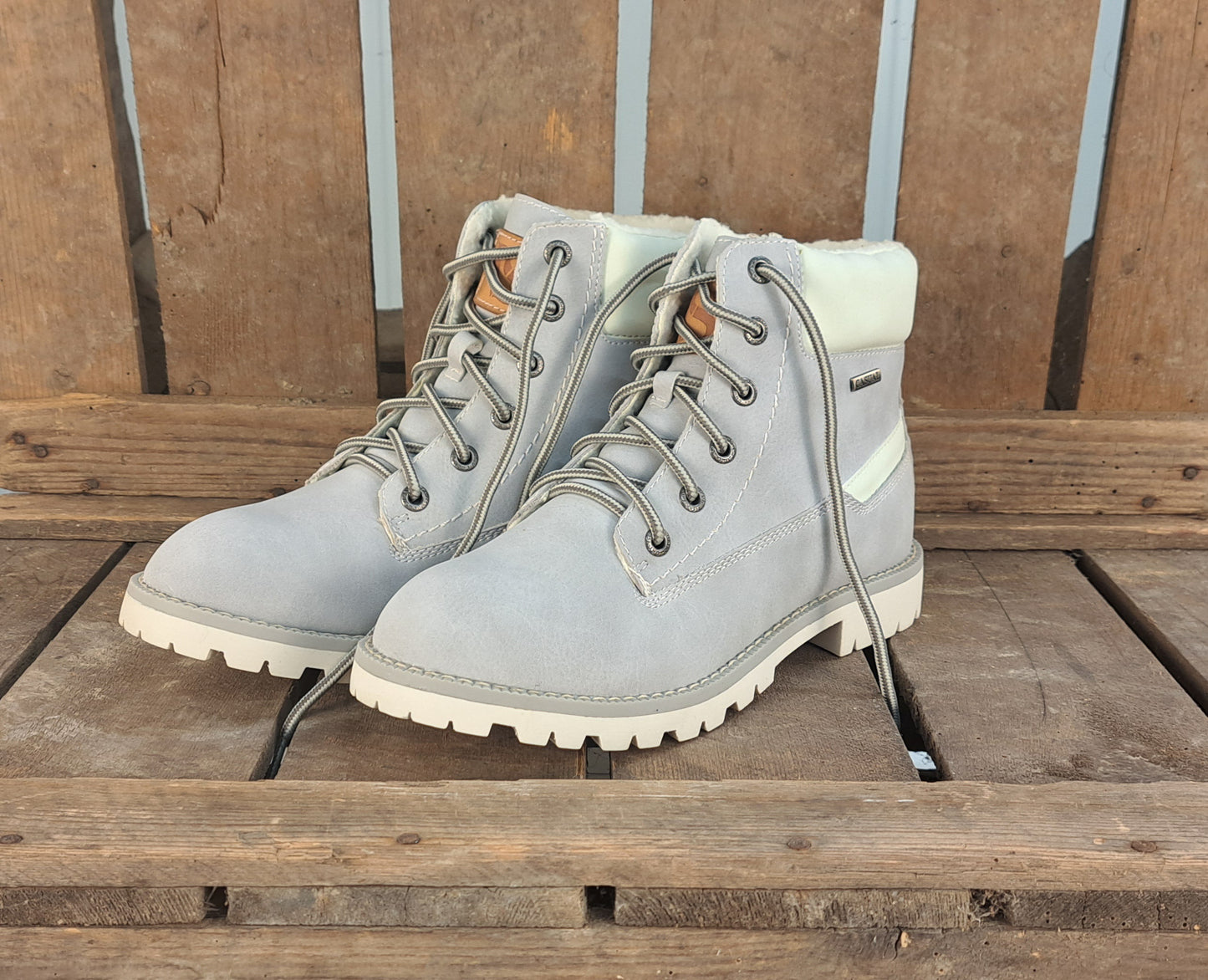 Dames Winterschoen Sophie Grey & White