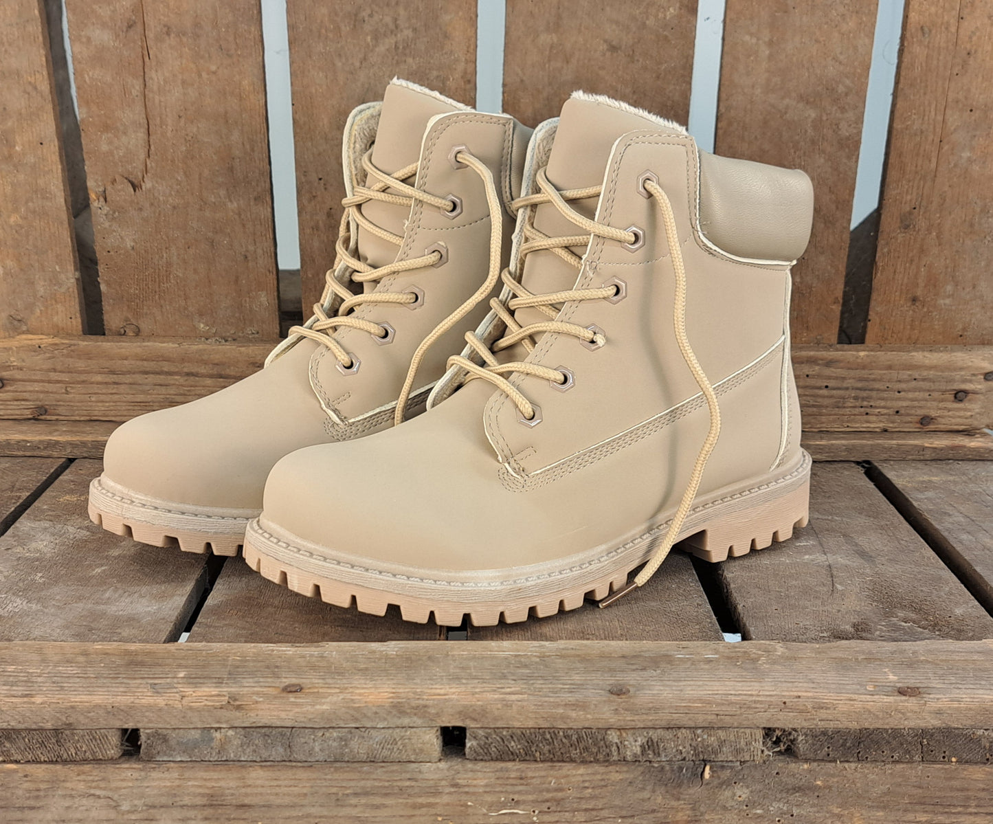 Dames Winterschoen Tess Light Beige