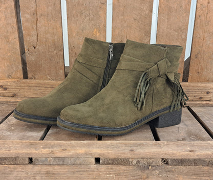 Dames Enkellaars Dolly Green