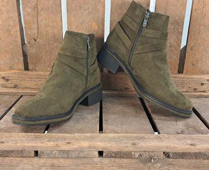 Dames Enkellaars Dolly Green