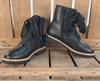 Dames Enkellaars Cato Black