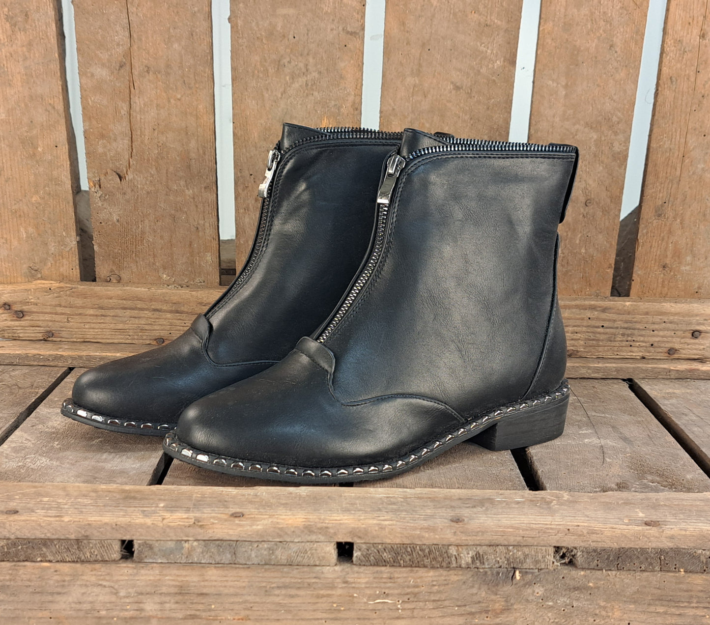 Dames Enkellaars Lola Black