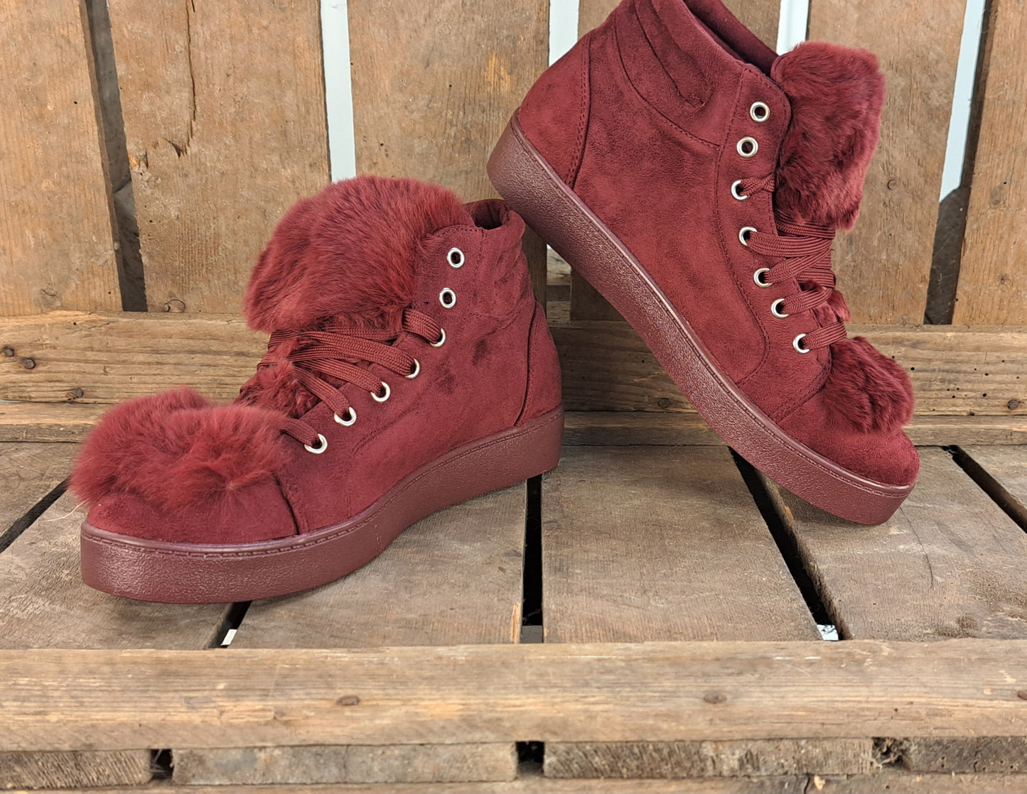 Dames Winterschoen Katy Red