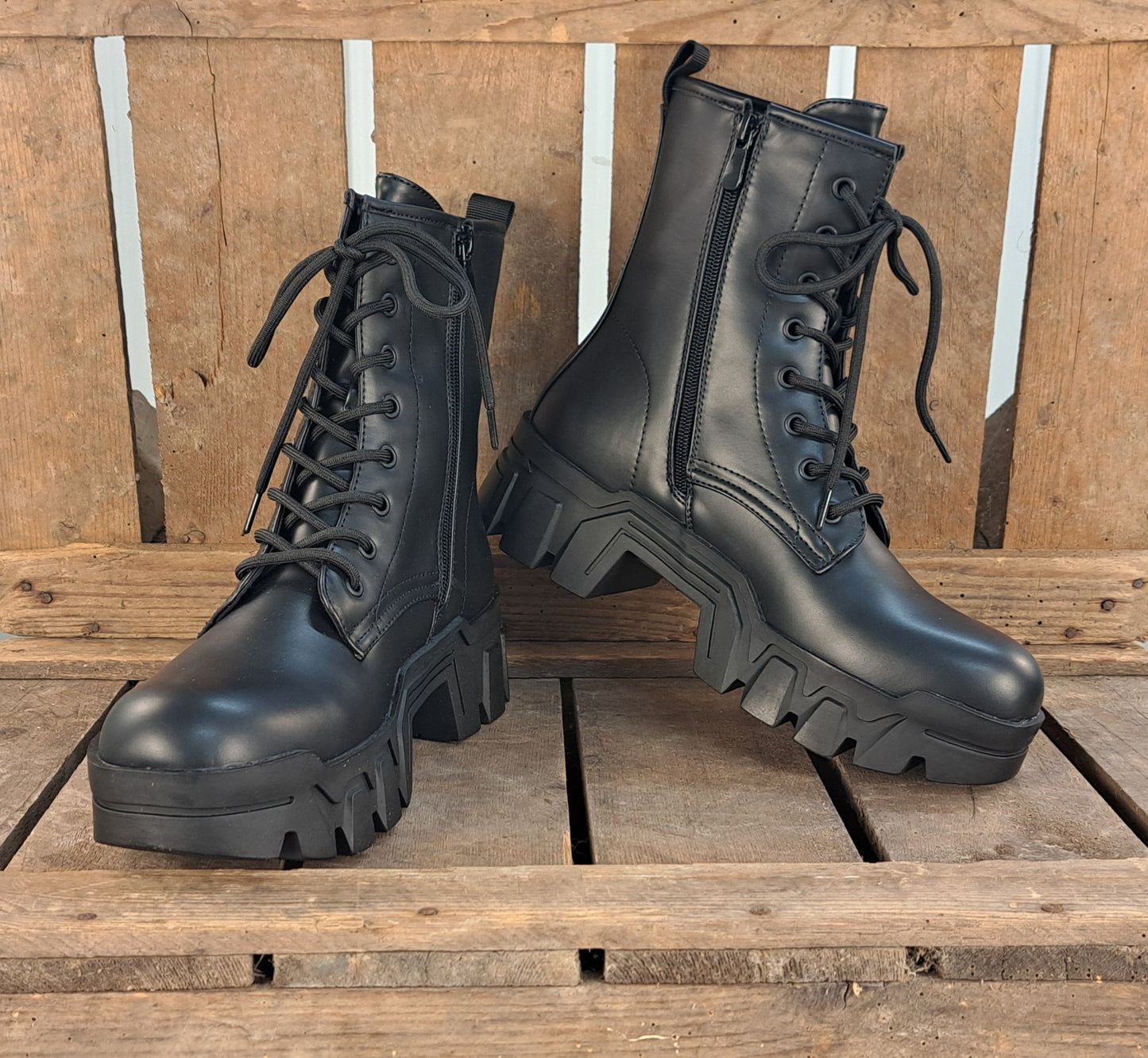 Dames Plateau Laars Annabel Black