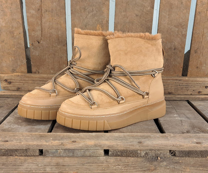 Dames Winterboot Christine Camel