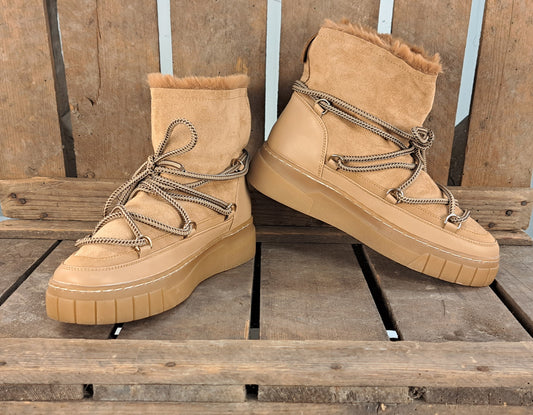 Dames Winterboot Christine Camel