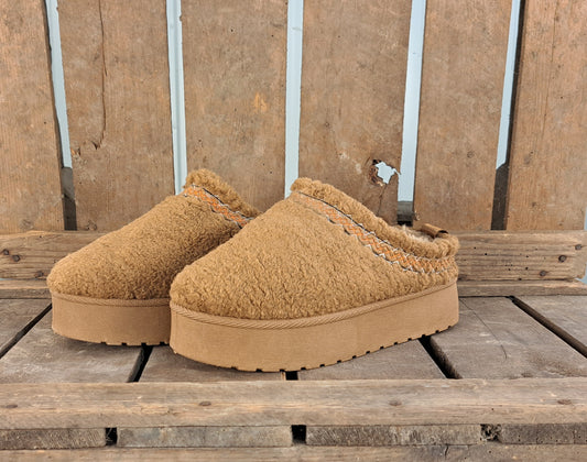 Dames Winterschoen Teddy Brown