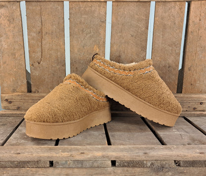 Dames Winterschoen Teddy Brown