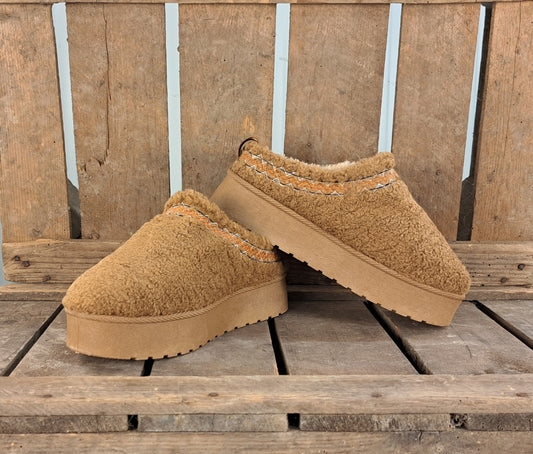 Dames Winterschoen Teddy Brown