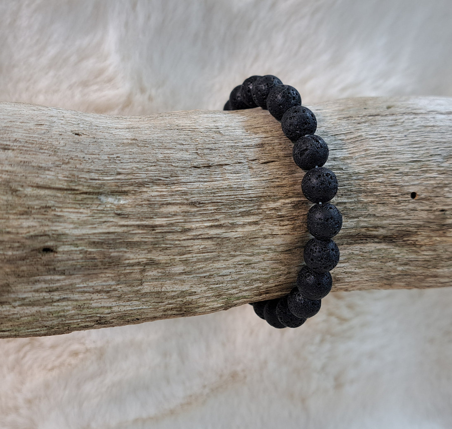 Edelsteenarmband Lava 8mm