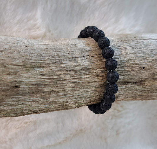Edelsteenarmband Lava 8mm