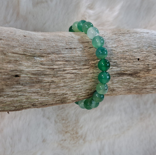 Edelsteenarmband Groene Aventurein 8 mm