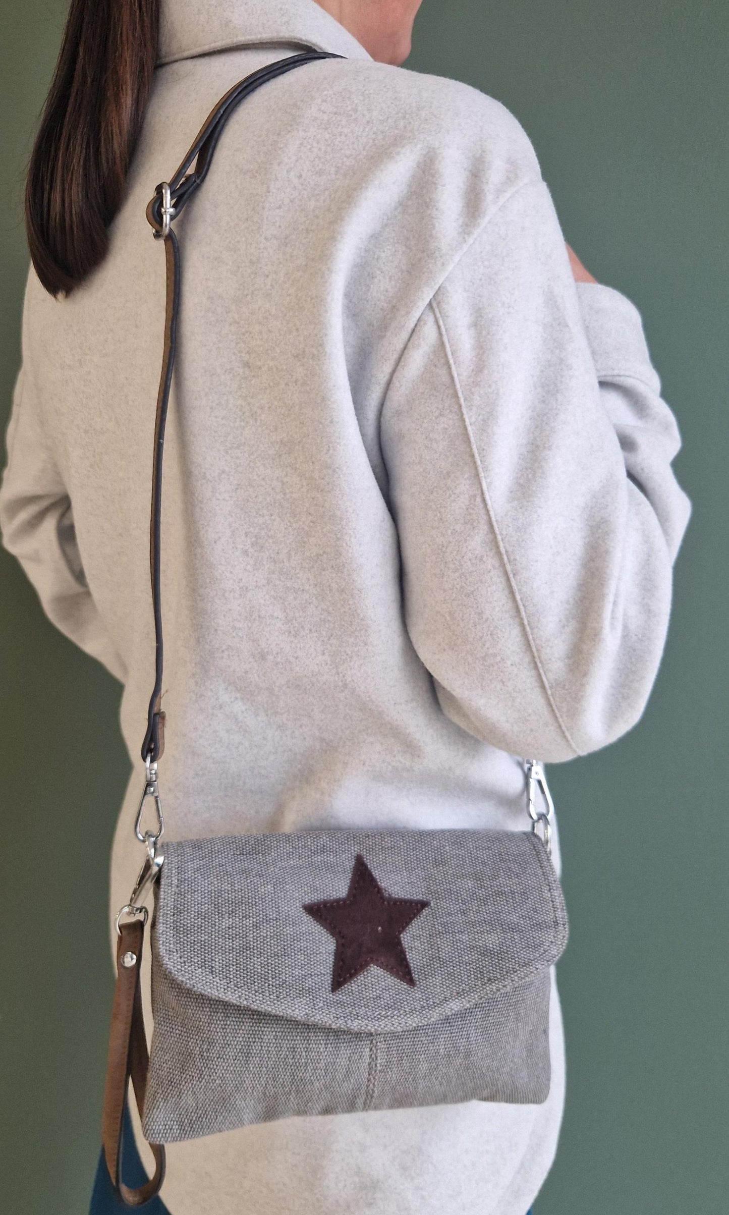 Dames Schoudertas Morgenster Grey