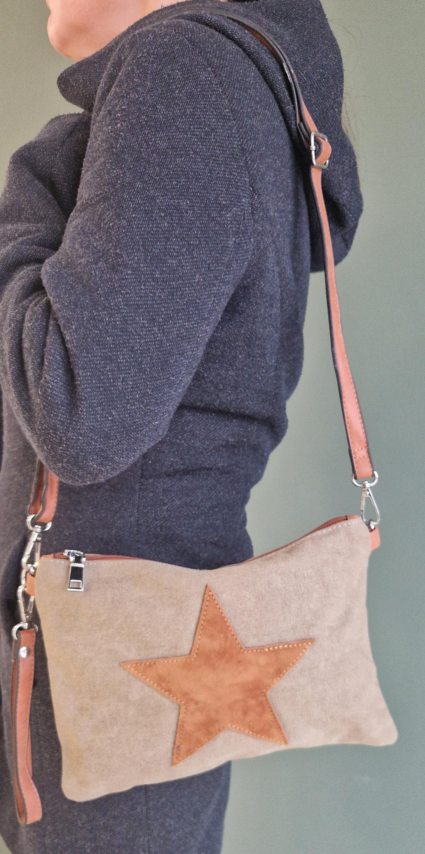 Dames Schoudertas Lucero Beige