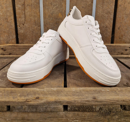 Sneaker Zoë White Leopard