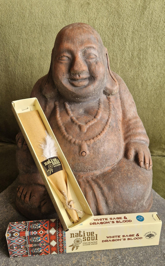 Wierook Doosje White Sage & Dragon's Blood 12 Incense Smudge Sticks