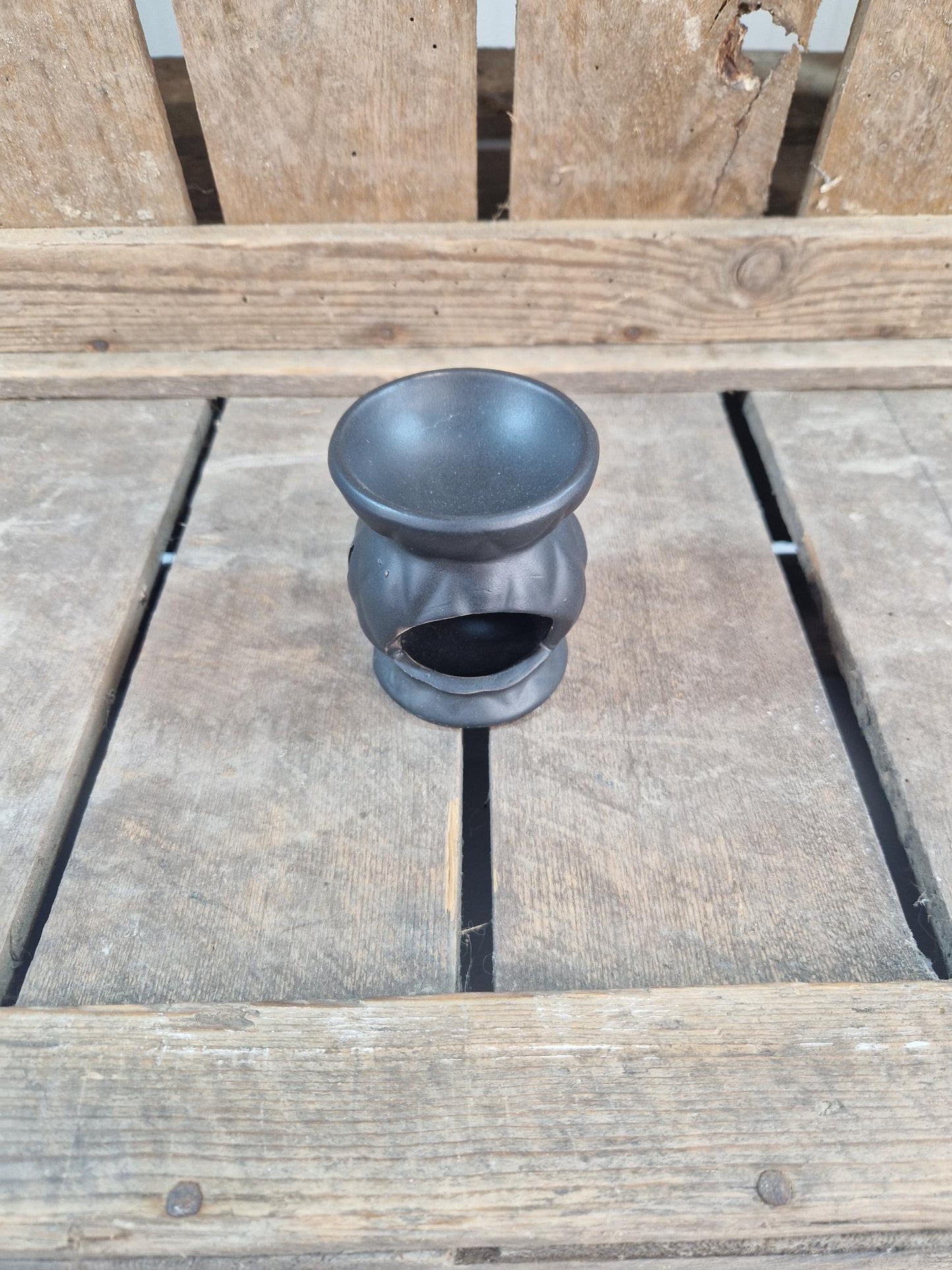 Amberblok / Wax & Oliebrander Keramiek Ruit