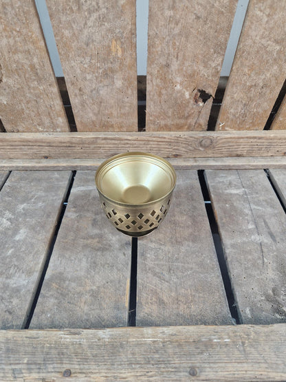 Amberblok / Wax & Oliebrander Metaal Goud