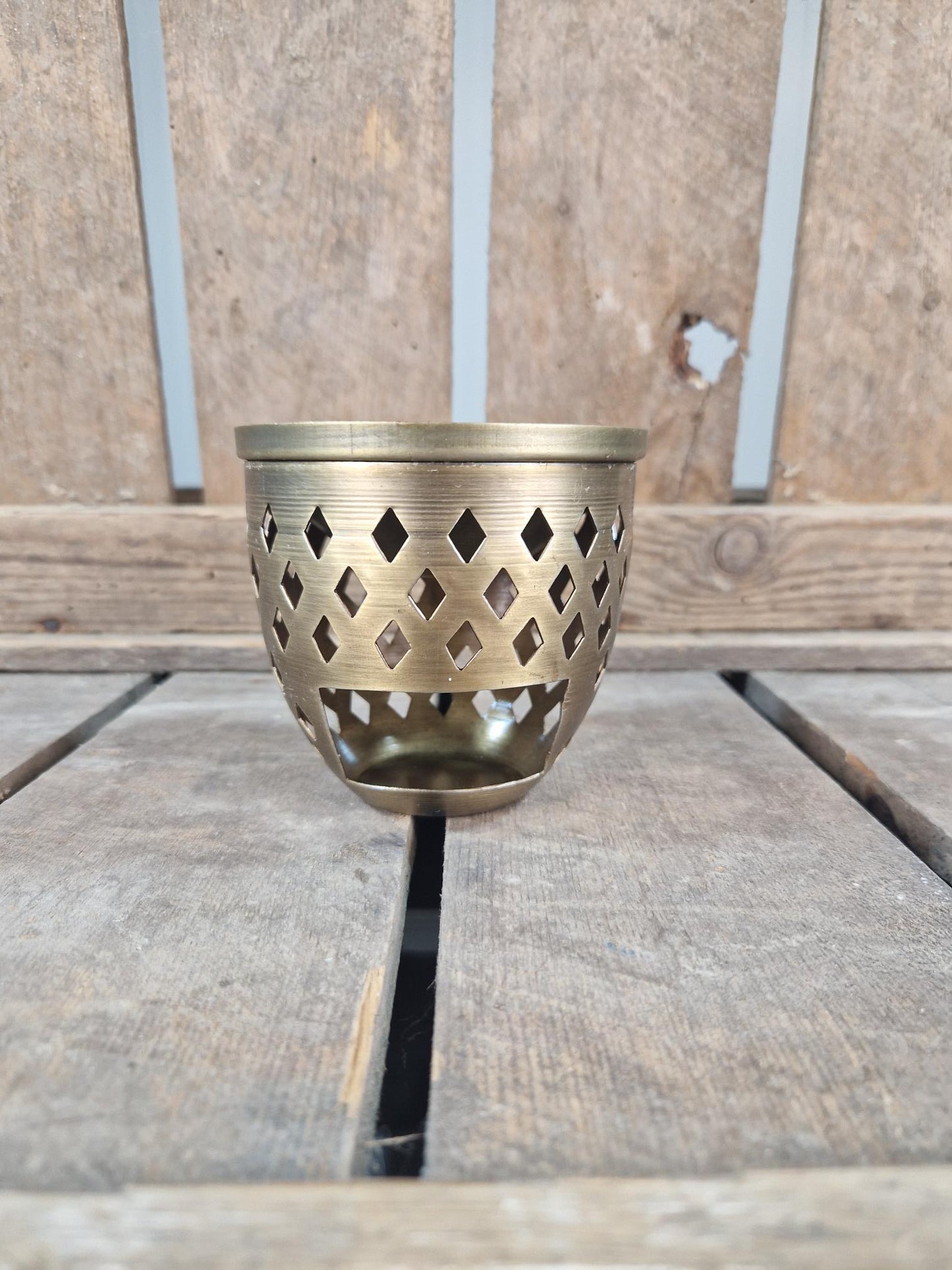 Amberblok / Wax & Oliebrander Metaal Goud