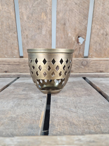 Amberblok / Wax & Oliebrander Metaal Goud