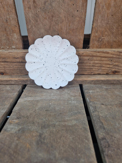 Amberblok Schaaltje Zand Bloem