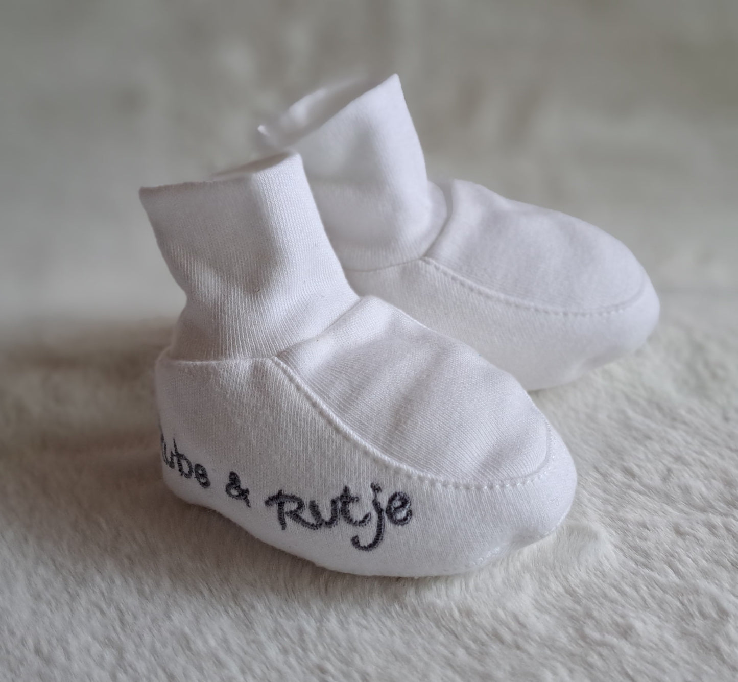 Rube & Rutje Baby Slofjes Wit