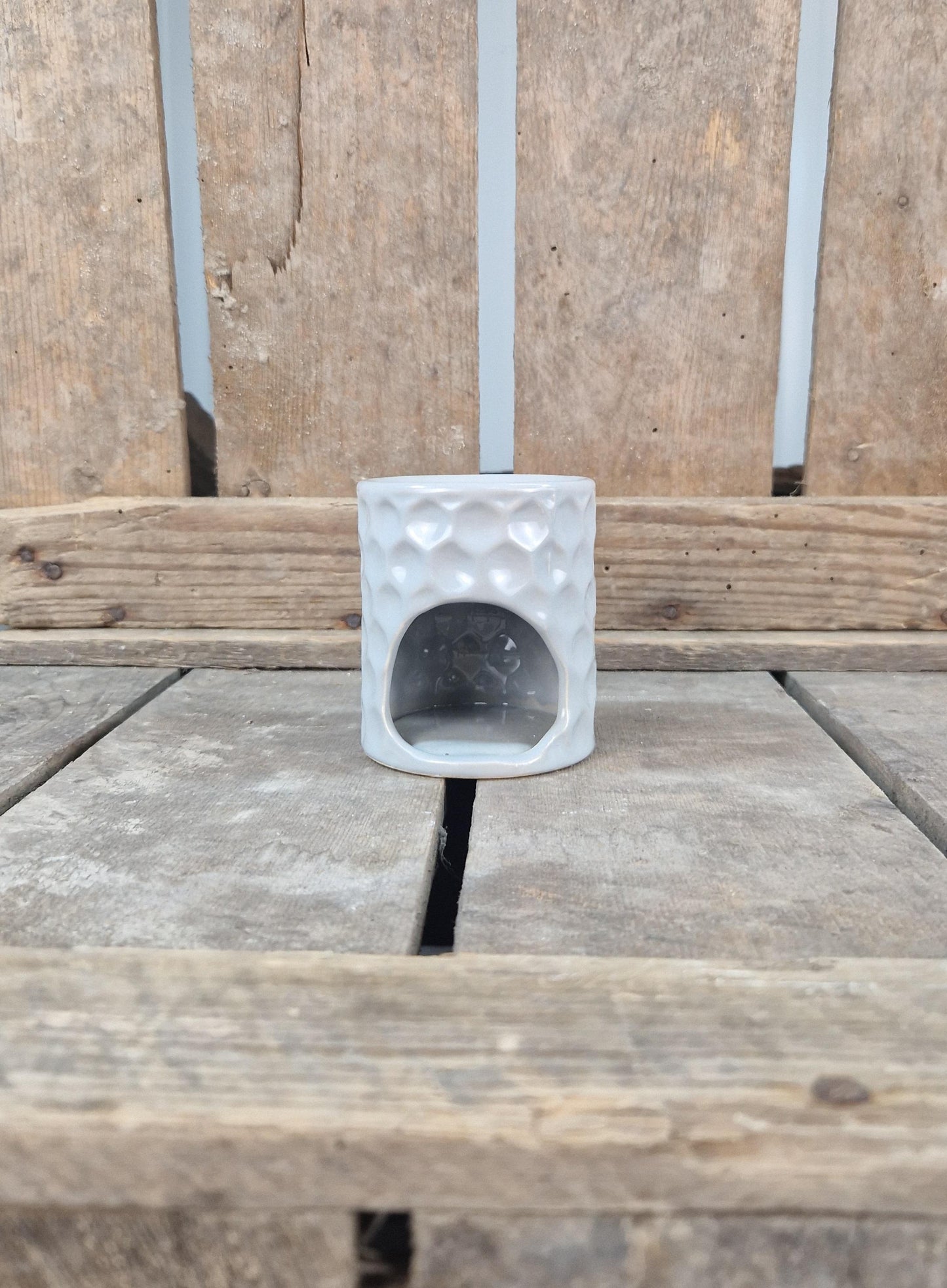 Amberblok / Wax & Oliebrander Keramiek Met Honigraat