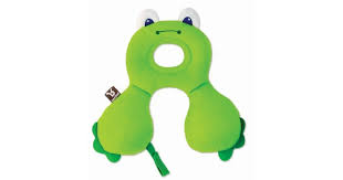 BenBat Hoofd En Nek Ondersteunend Knuffelkussen Kikker 0-12 Maanden